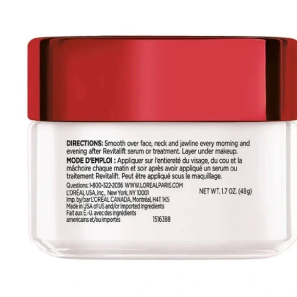 L'Oreal Paris Revitalift Anti-Wrinkle  Face & Neck moisturizer - Picture 4 of 5